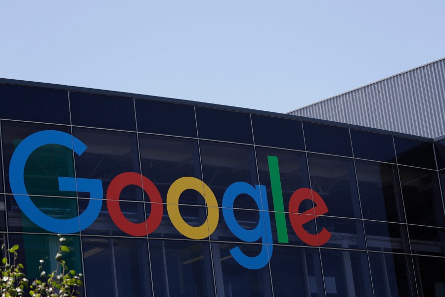 FILE - This Tuesday, July 19, 2016, file photo shows the Google logo at the company's headquarters in Mountain View, Calif. (AP Photo/Marcio Jose Sanchez, File)