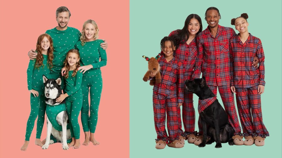 BestReviews illustration / Target’s holiday family pajama sets are 30% off right now