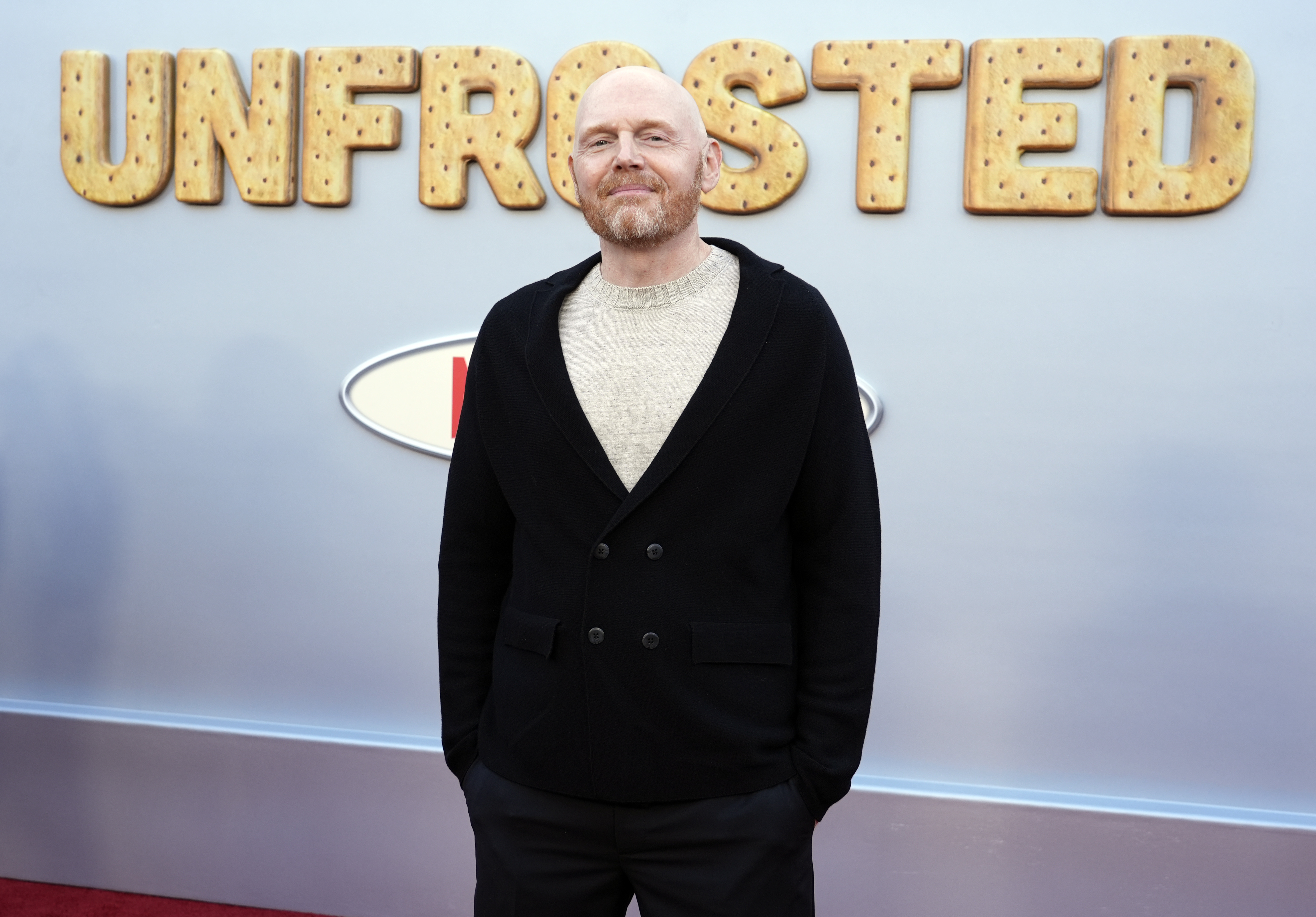 FILE - Bill Burr, a cast member in "Unfrosted," poses at the premiere of the Netflix film at the Egyptian Theatre, April 30, 2024, in Los Angeles. (AP Photo/Chris Pizzello, File)