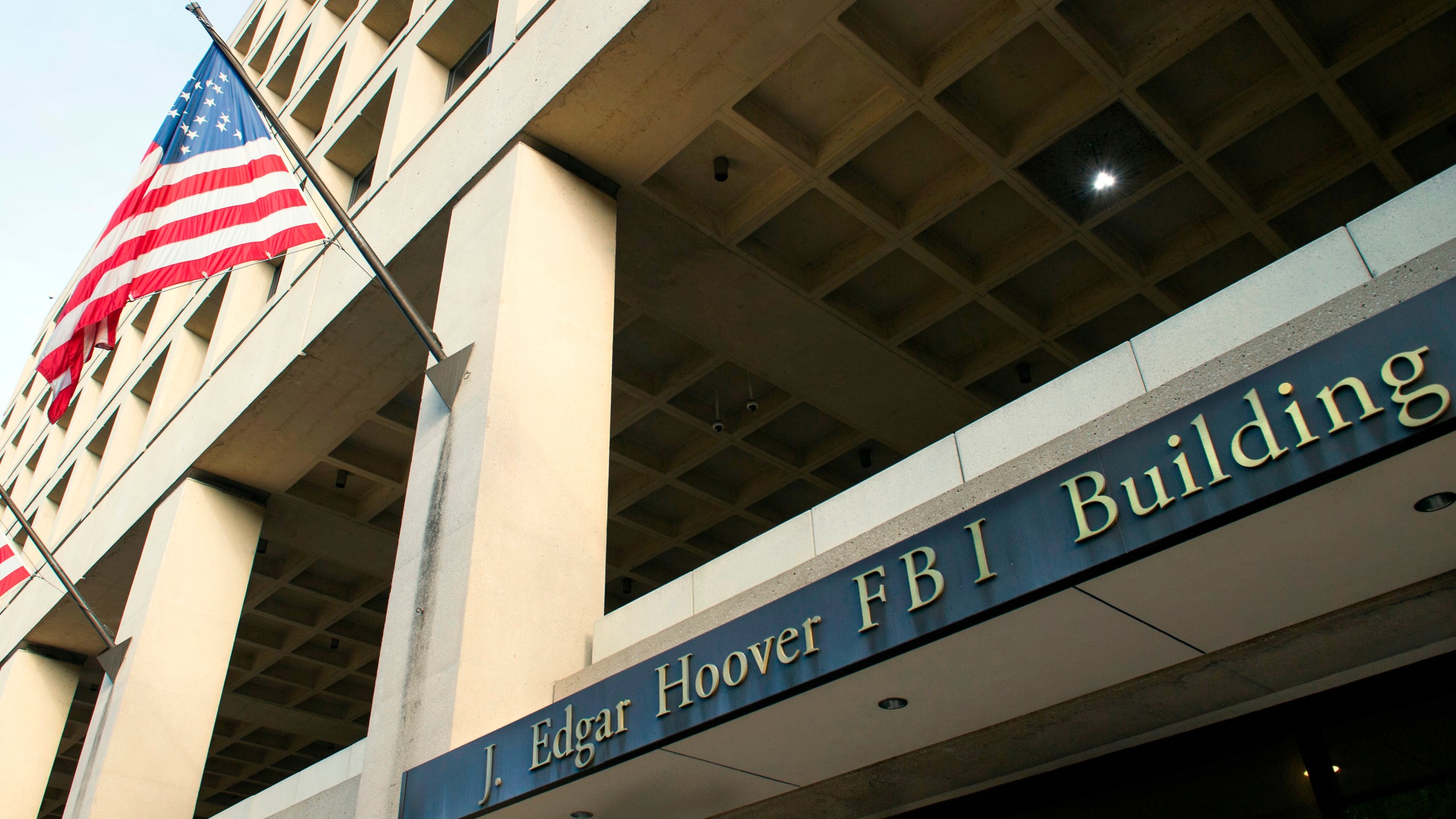 FILE - The FBI's J. Edgar Hoover headquarters building is seen in Washington on Nov. 2, 2016. (AP Photo/Cliff Owen, File)