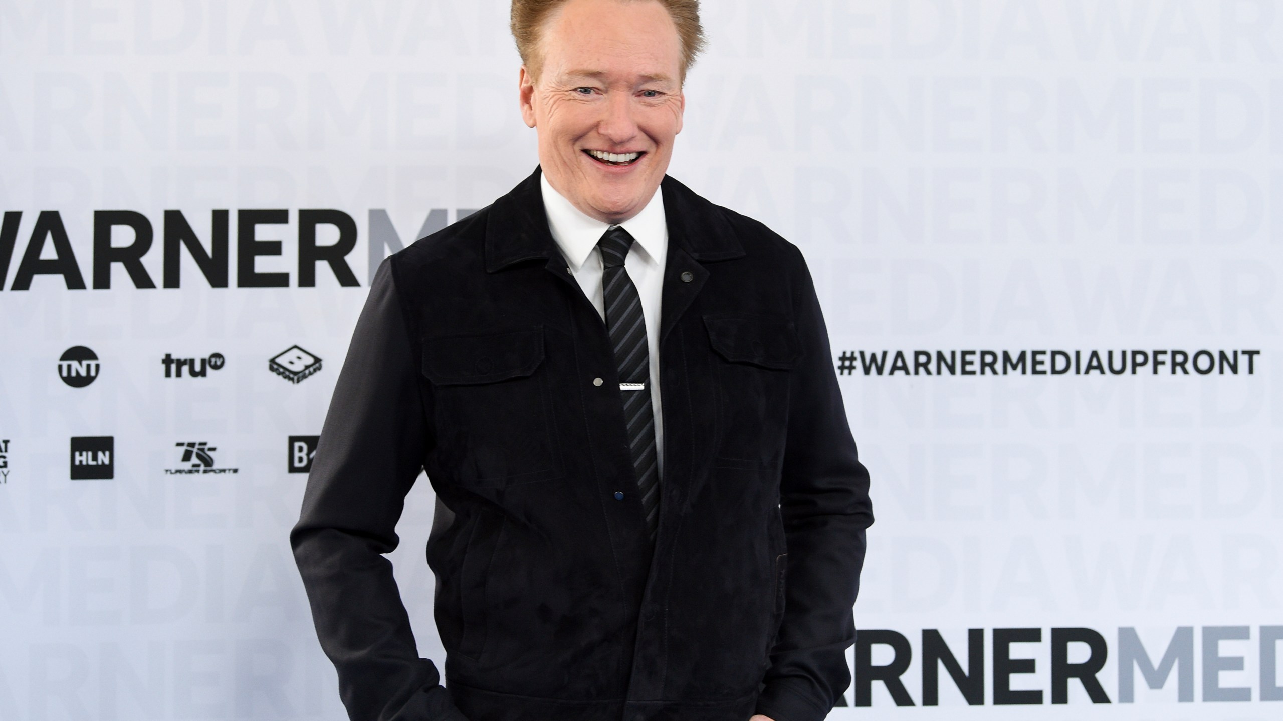 FILE - Conan O'Brien appears at the WarnerMedia Upfront in New York on May 15, 2019. (Photo by Evan Agostini/Invision/AP, File)