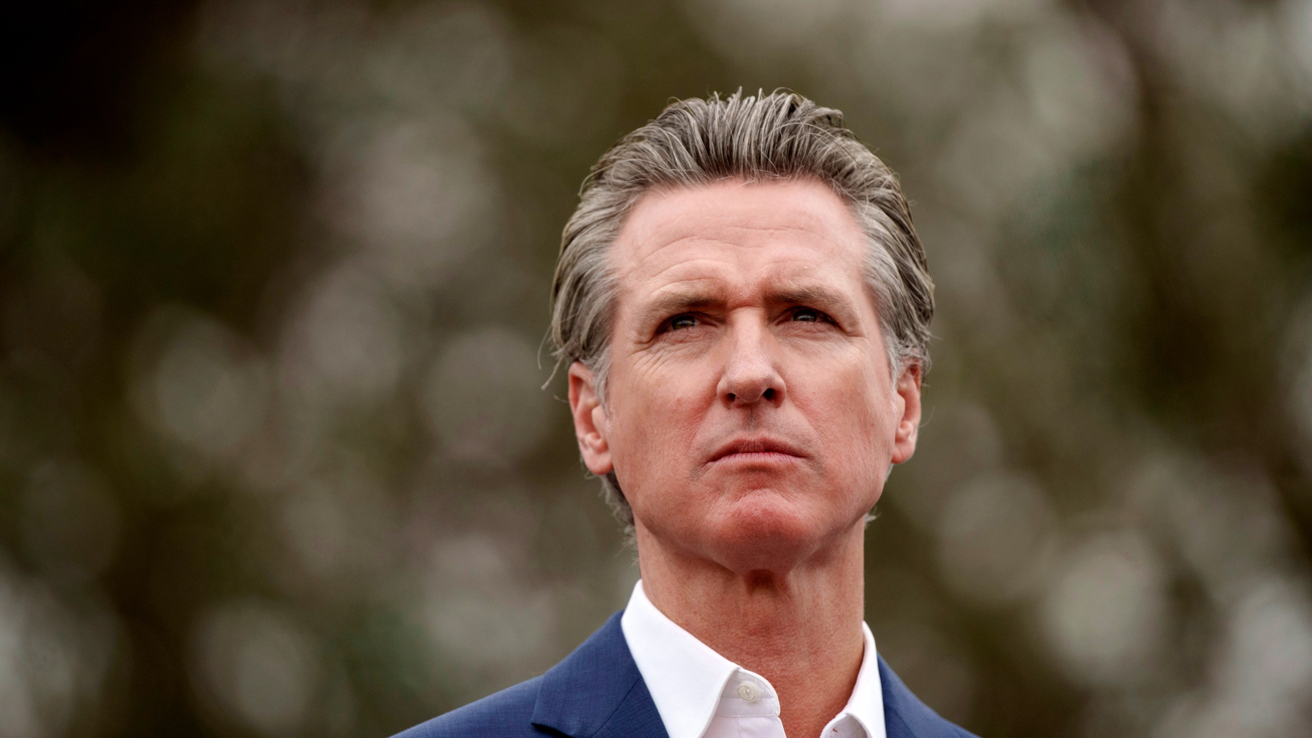 FILE - California Gov. Gavin Newsom speaks during a press conference in Los Angeles, Wednesday, Sept. 25, 2024. (AP Photo/Eric Thayer, File)