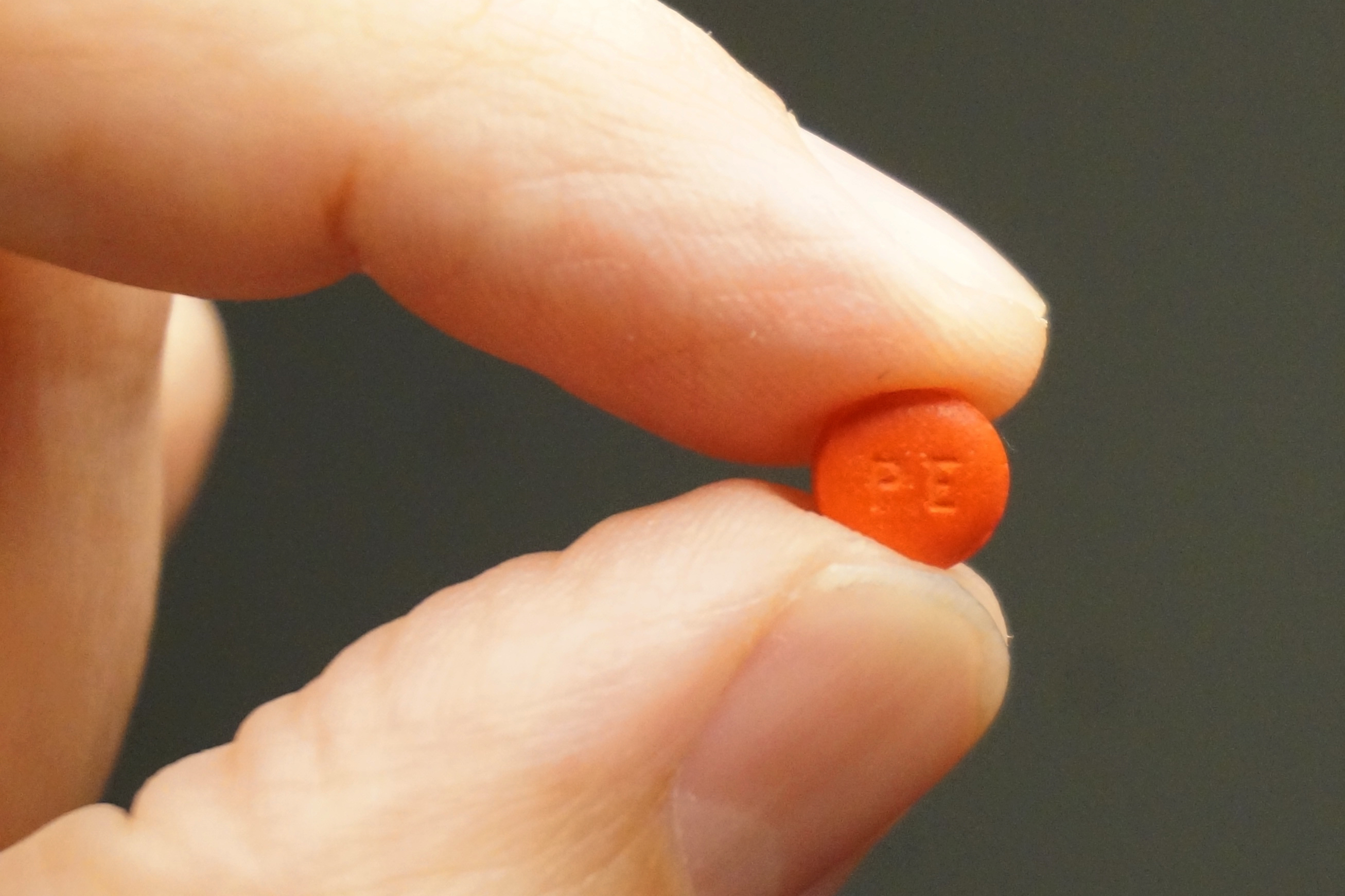 A decongestant pill containing phenylephrine is displayed for a photograph in Philadelphia on Monday, Dec. 9, 2024. (AP Photo/Jonathan Poet)