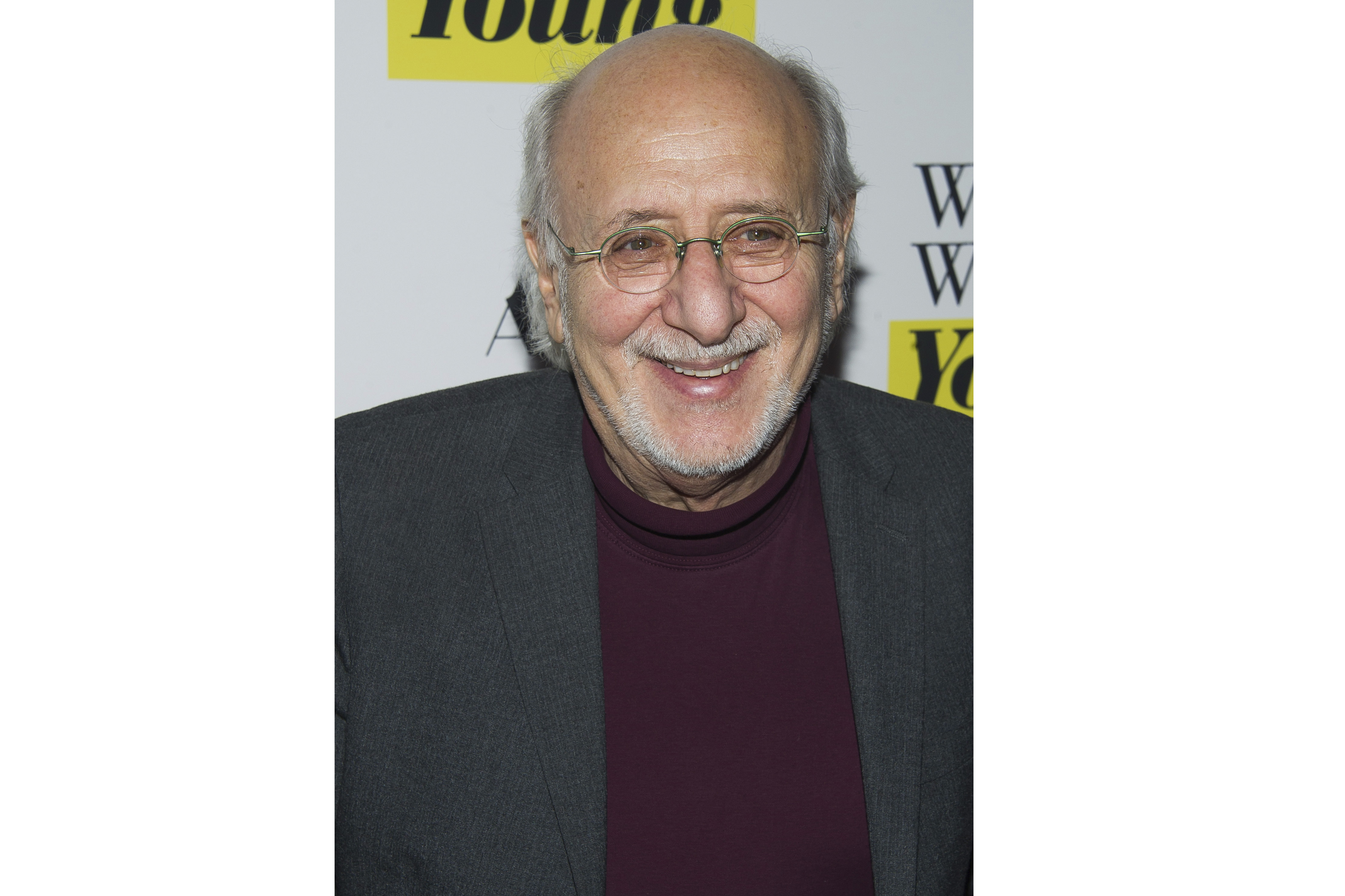 FILE - Peter Yarrow attends the premiere of "While We're Young" at the Paris Theatre on March 23, 2015, in New York. (Photo by Charles Sykes/Invision/AP, File)