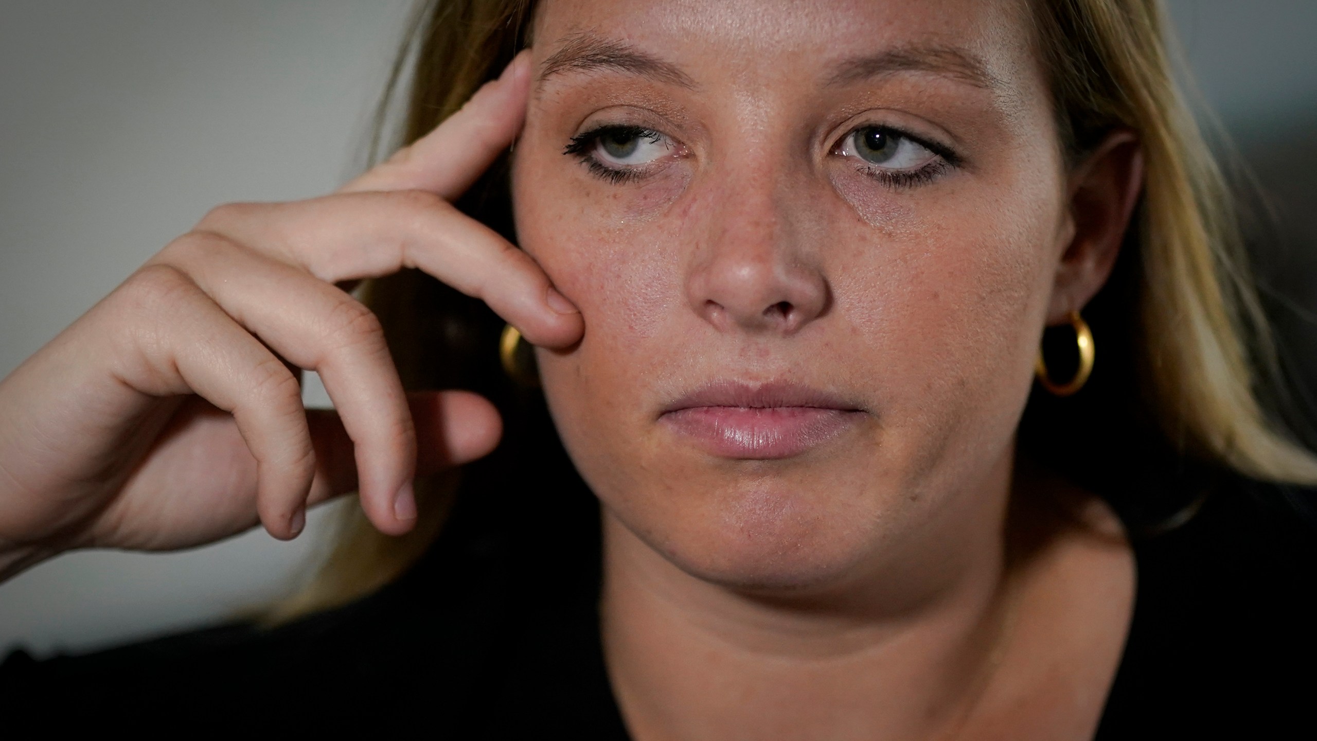 FILE - Shannon Keeler poses for a portrait in the United States on Wednesday, April 7, 2021. (AP Photo, File)