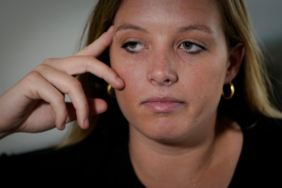 FILE - Shannon Keeler poses for a portrait in the United States on Wednesday, April 7, 2021. (AP Photo, File)